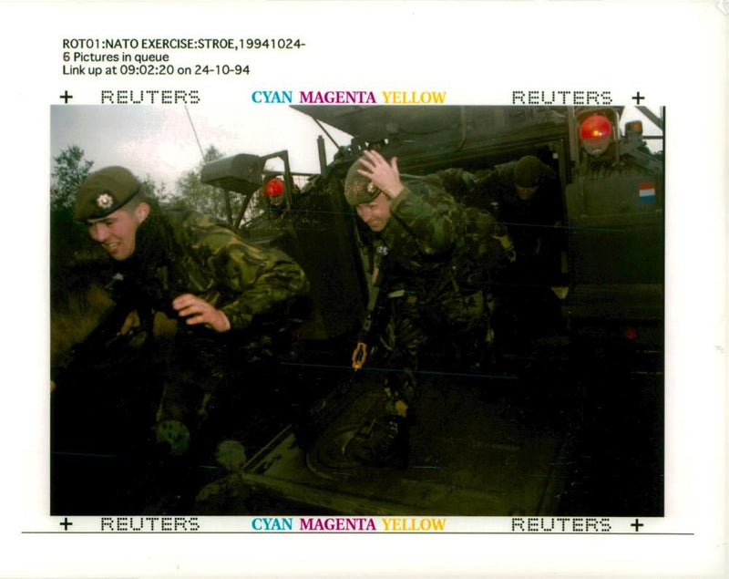 NATO exercise. - Vintage Photograph