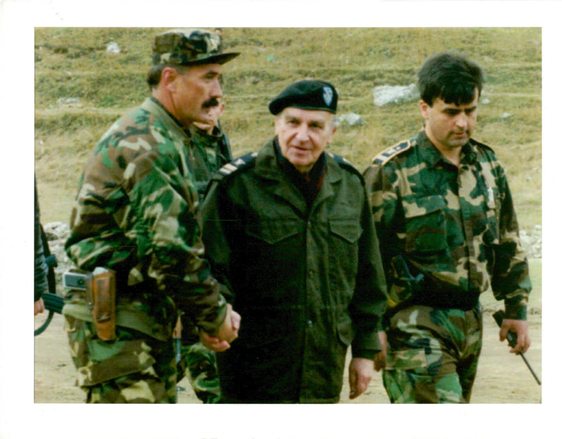 Bosnian President Alija Izetbagovic - Vintage Photograph