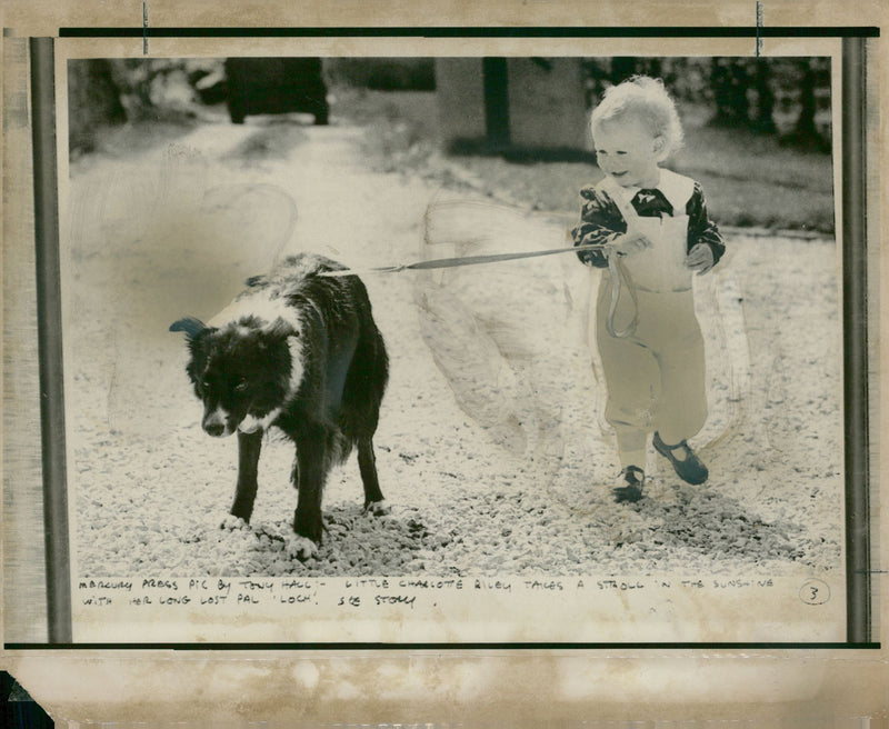 pet hero and charlotte riley. - Vintage Photograph