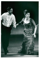 Play: A Little Night Music: Laurence Guittard and Judi Dench. - Vintage Photograph