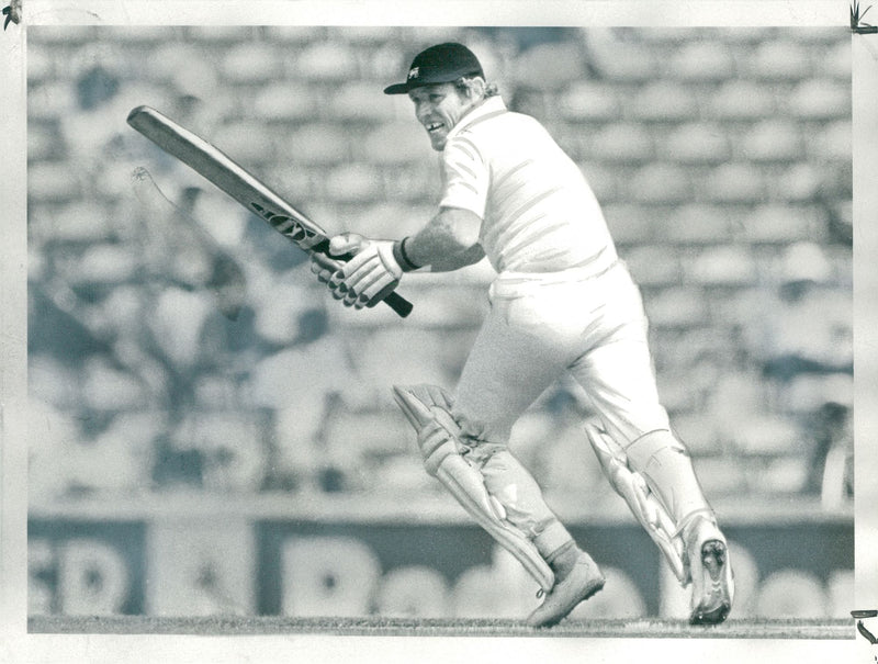 Barry Wood English cricketer. - Vintage Photograph