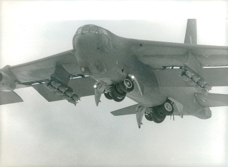 Fully armed B-52 - Vintage Photograph