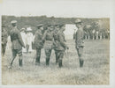A general captain commands the soldier. - Vintage Photograph