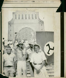 A large crowd of protesters march in solidarity in London. - Vintage Photograph