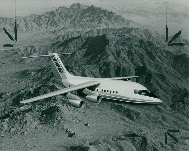 Airlines bae 146. - Vintage Photograph