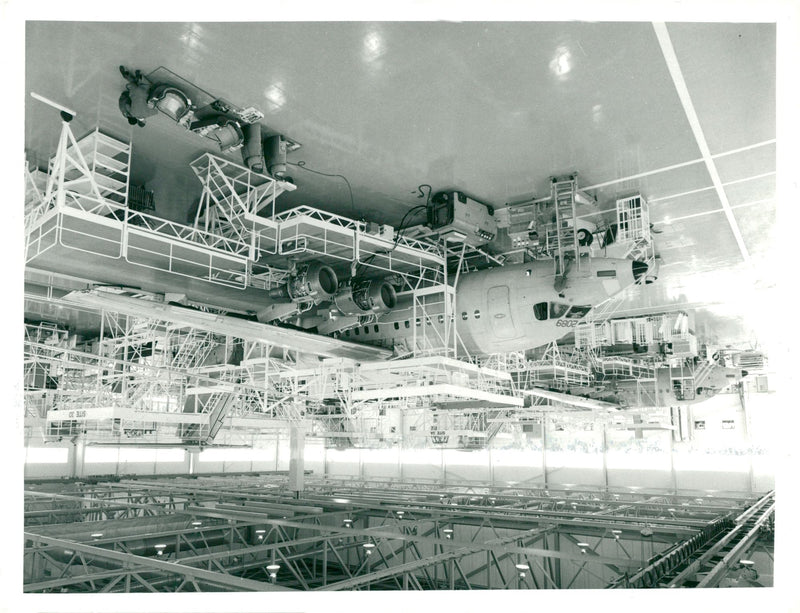 Airlines bae 146 final assembly. - Vintage Photograph