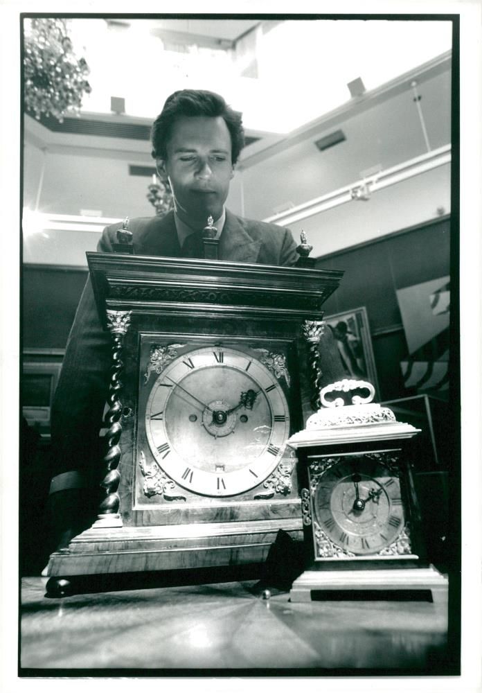 Thomas tompion clocks experts to sell. - Vintage Photograph