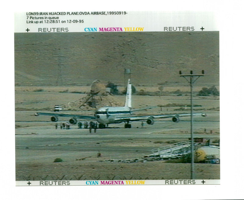 Aircraft: Sky Jacking, Israel Negev Desert. - Vintage Photograph