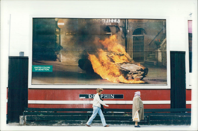 The Bennetton's Latest Controversial Adverts. - Vintage Photograph