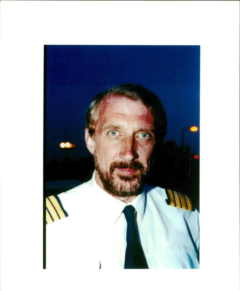 The Pilot of Crashed Plane,Capt.Ed Wyer. - Vintage Photograph