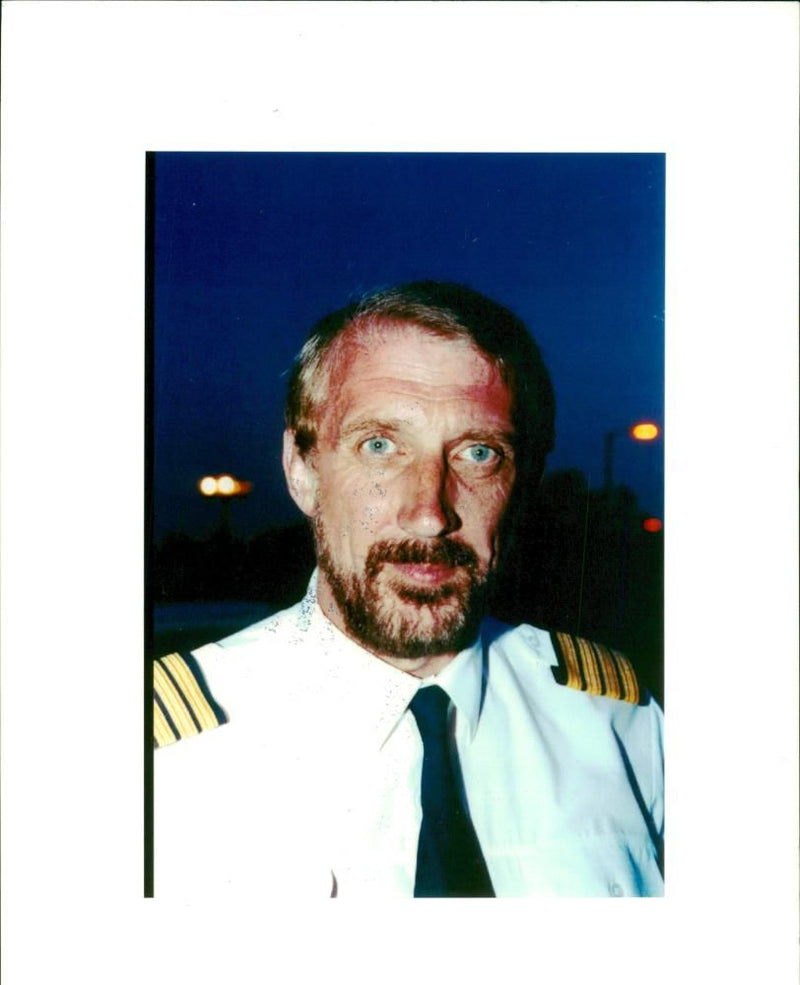 The Pilot of Crashed Plane,Capt.Ed Wyer. - Vintage Photograph