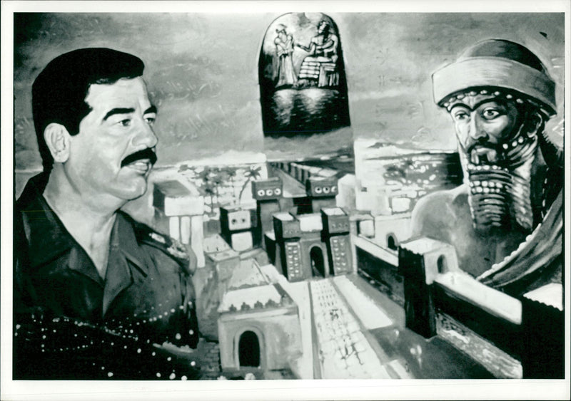 Saddam Hussein 1993. - Vintage Photograph