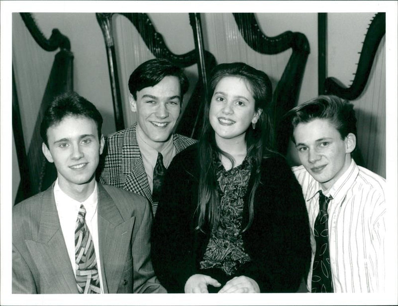 Young musician of the year 1990. - Vintage Photograph