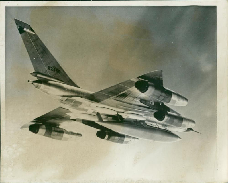 Supersonic Jet Bomber - America's first. - Vintage Photograph