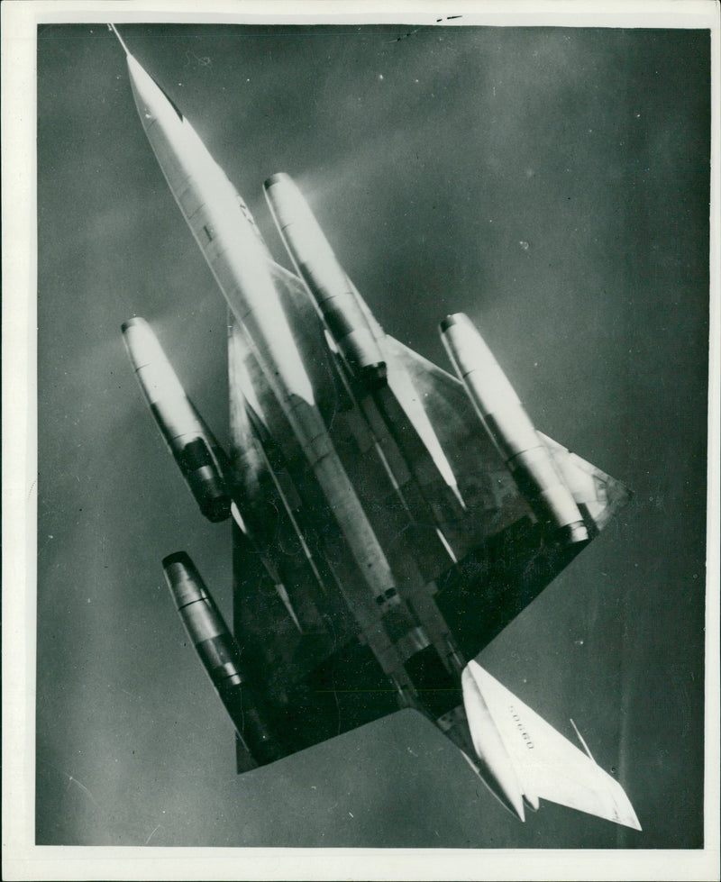 Supersonic Jet Bomber - America's first. - Vintage Photograph