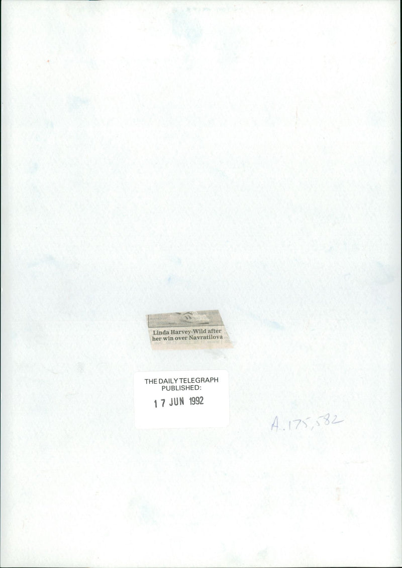 Linda Harvey Wild - Vintage Photograph