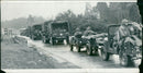 American army convoy. - Vintage Photograph