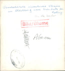 A soldier beside a barrier. - Vintage Photograph