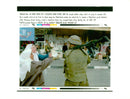 israel soldier stops two palestenina woman - Vintage Photograph