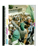 HAMAS PROTEST. - Vintage Photograph