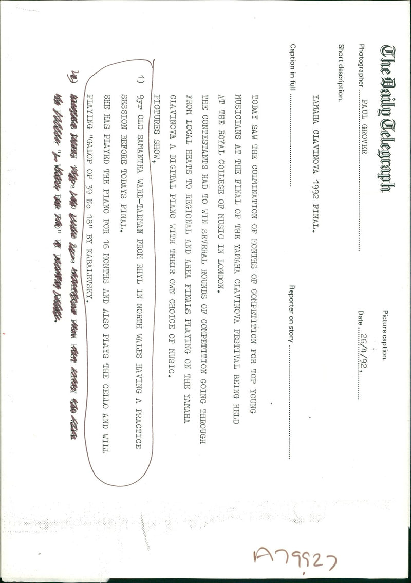 Royal College of Music. - Vintage Photograph