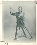 Soldier loading a rifle. - Vintage Photograph