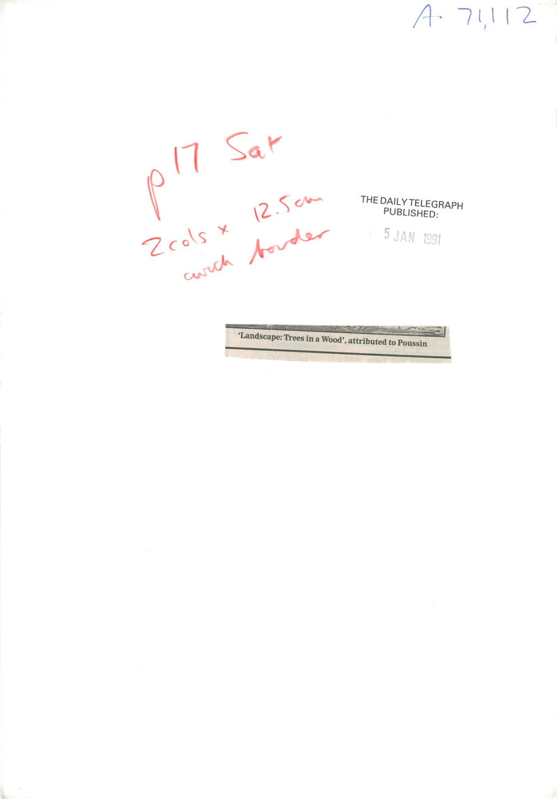 'Landscape:Trees in a wood' - Vintage Photograph