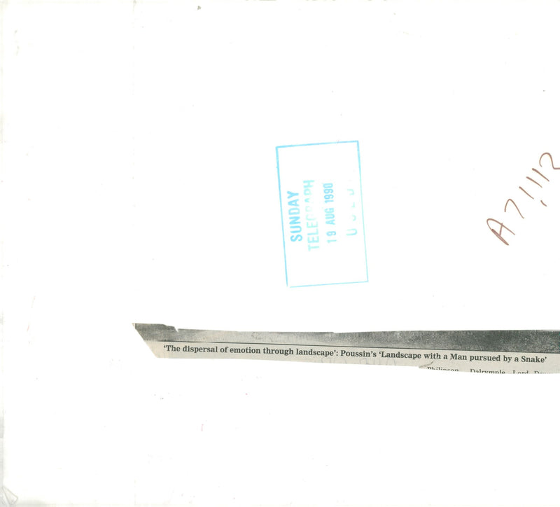 'The dispersal of emotion through landscape'. - Vintage Photograph