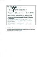 Nobel dinner at the castle. Nobel laureate Seamus Heaney with spouse Marie - Vintage Photograph