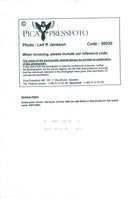 Nobel laureate in literature Seamus Heaney together with his wife Marie in Stockholm - Vintage Photograph