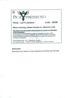 Nobel laureate in literature Seamus Heaney in Stockholm - Vintage Photograph