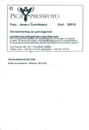 Seamus Heaney and Carl Tham met at the book fair in Gothenburg - Vintage Photograph