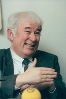 Nobel laureate in literature Seamus Heaney in Stockholm - Vintage Photograph