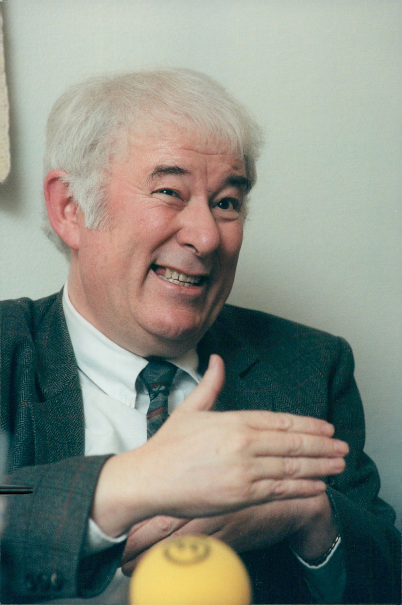 Nobel laureate in literature Seamus Heaney in Stockholm - Vintage Photograph