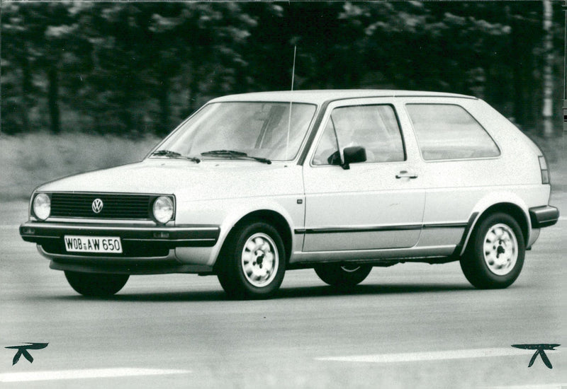 The new Volkswagen Golf. - Vintage Photograph