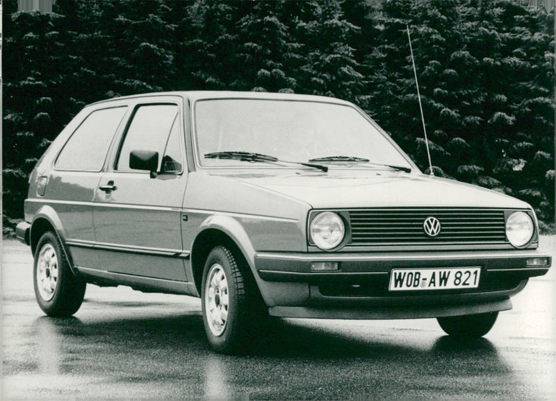 The new Volkswagen Golf - Vintage Photograph