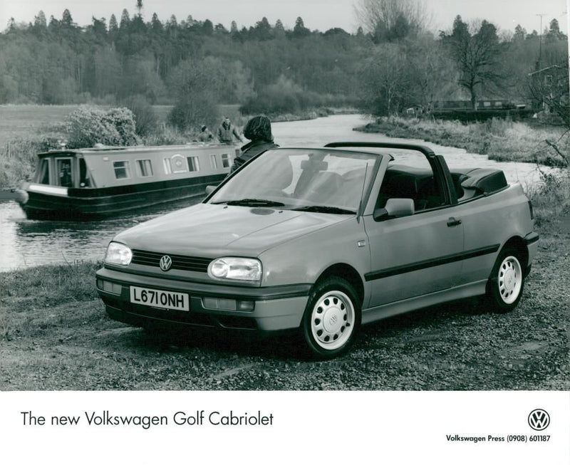 The new Volkswagen Golf Cabriolet. - Vintage Photograph