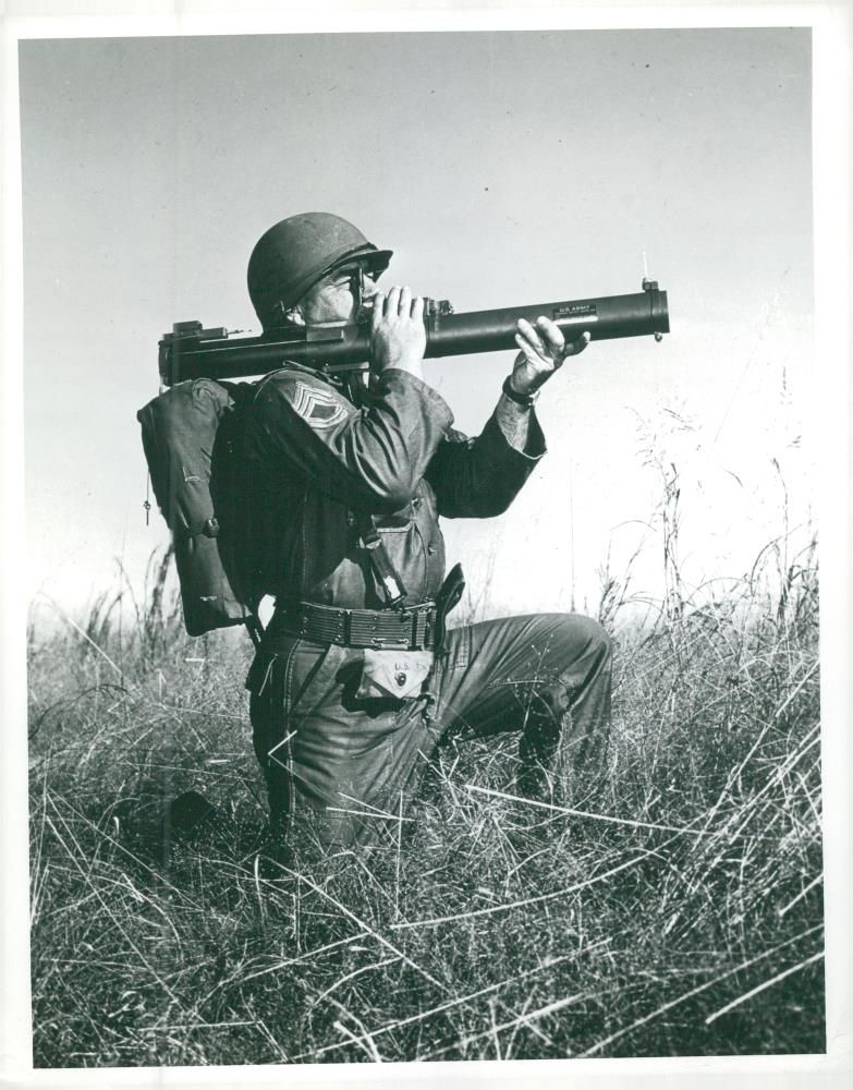 USA: Army Anti-Tank Rocket Grenade - Vintage Photograph