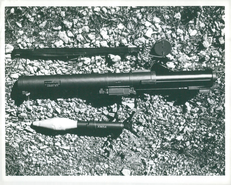 USA: Army Anti-Tank Rocket Grenade - Vintage Photograph