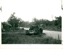 NIGERIA BIAFRA ARMOURED VEHICLE. - Vintage Photograph