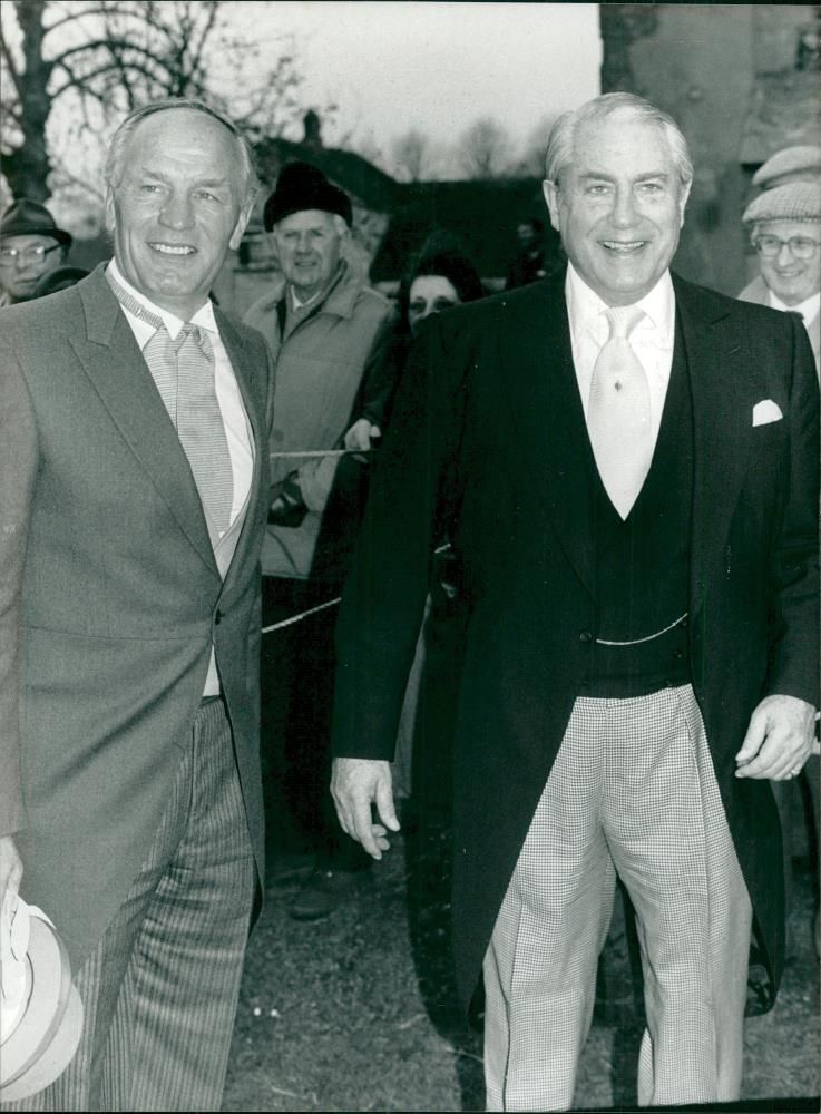 Charles St. George and Henry Cooper. - Vintage Photograph