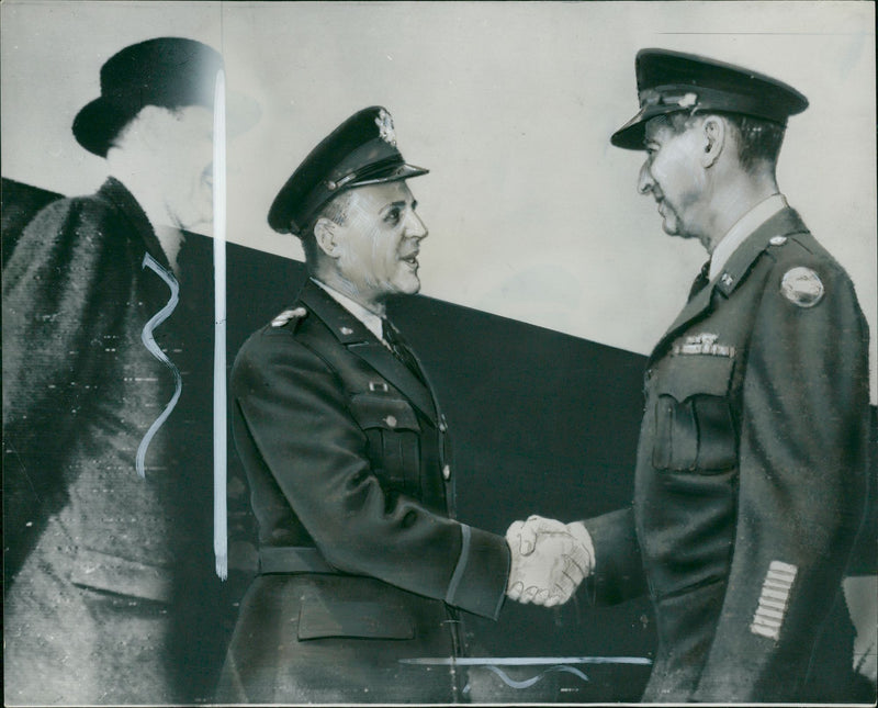 Matthew Ridgway and mark clark - Vintage Photograph