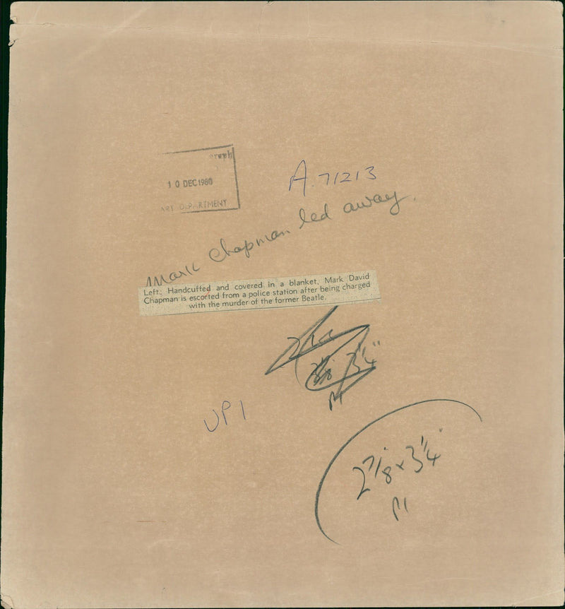 John Lennon Singer-songwriter. - Vintage Photograph