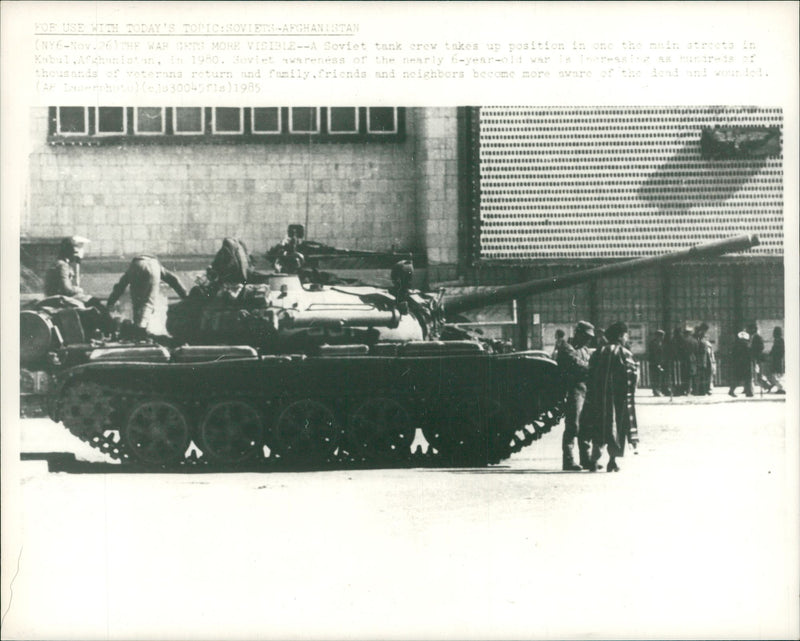 SovietâAfghan War - Vintage Photograph