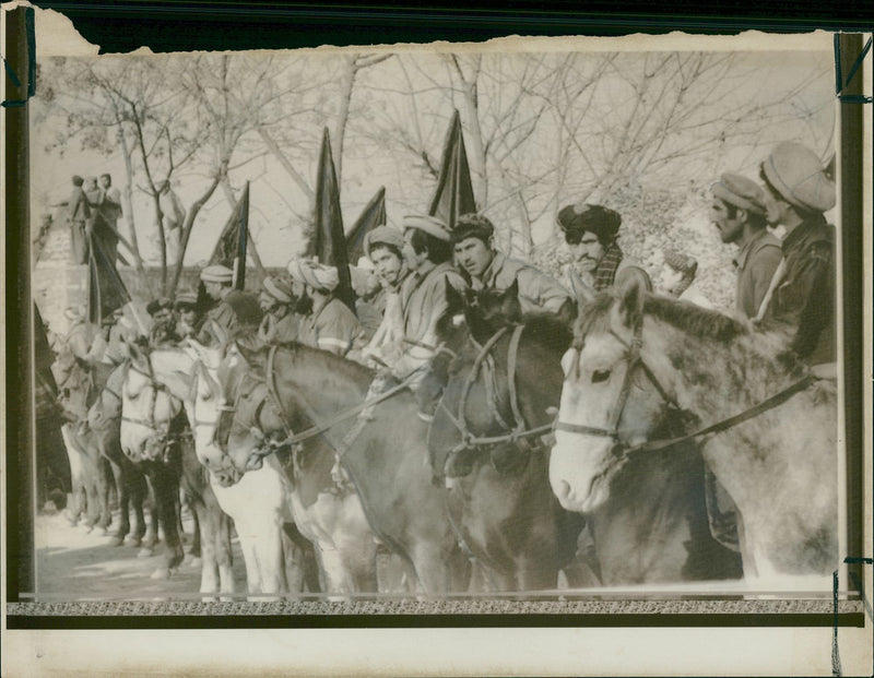 Afghan guerillas - Vintage Photograph