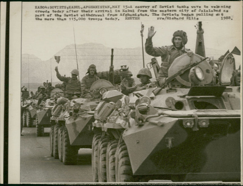 Soviet tanks - Vintage Photograph