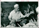 Chinese music maker - Vintage Photograph
