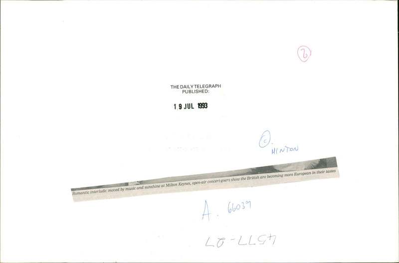 Milton Keynes: Concert Bowl - Vintage Photograph