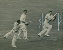 Arthur Fagg Cricketer with other players. - Vintage Photograph