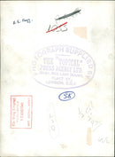 Arthur Fagg Cricketer with another player. - Vintage Photograph